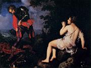 Giovanni Biliverti Angelica Hides from Ruggiero France oil painting artist